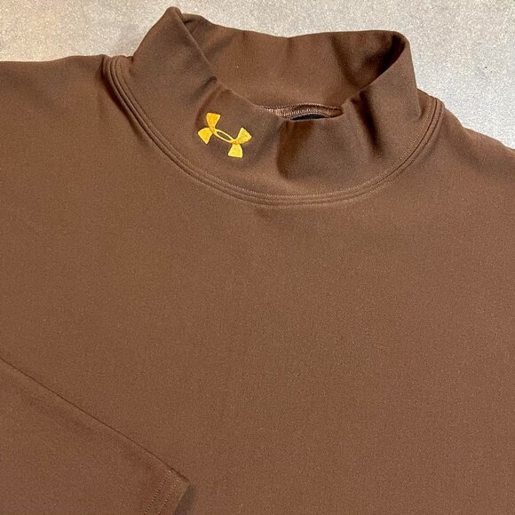 Under Armour Men's Brown and Gold T-shirt - Picture 2 of 5